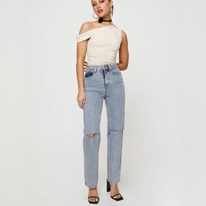 Princess polly Holland Women's straight leg Blue Jeans